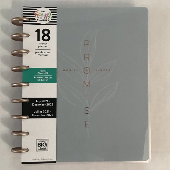 The Happy Planner Classic "God is a Promise Keeper" 18 month Faith Planner - Picture 1 of 13
